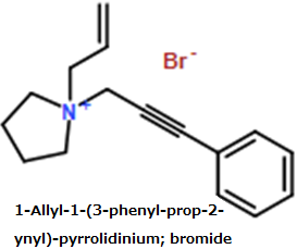 CAS#1-Allyl-1-(3-phenyl-prop-2-ynyl)-pyrrolidinium; bromide